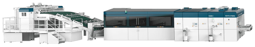 Kento Hybrid Converter — printing line with inline rotary die-cutting